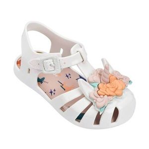 Mini Melissa Unicorn Aranha + Fabula Sandals sz 9